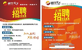 招聘海報