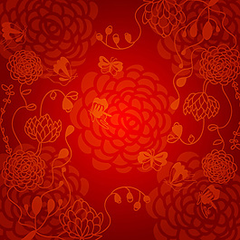 時尚潮流花紋背景素材