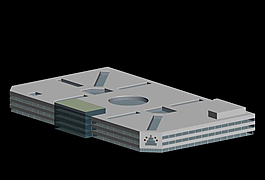 公共建筑3D模型素材