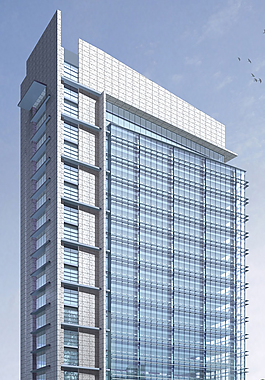 高層建筑設計辦公樓3D模型