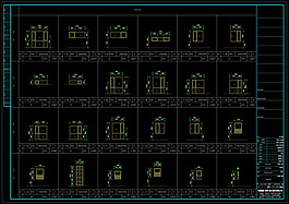门窗cad大样图