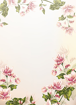 時(shí)尚潮流花紋背景素材