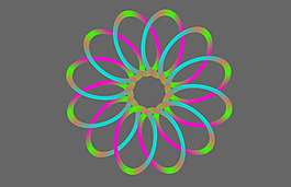 百變花環(huán)flash矢量動畫