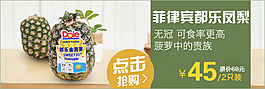 菲律宾都乐凤梨banner