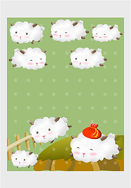 失量動物  綿羊
