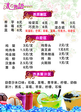 價目表
