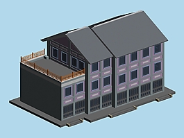 仿古建筑模型