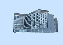 現(xiàn)代小高層住宅區(qū)建筑3D模型設(shè)計(jì)
