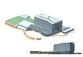 豪華現(xiàn)代風(fēng)格公共建筑3D立體模型
