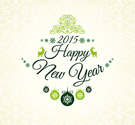 清新2015新年背景