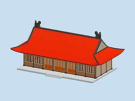 古代建筑模型