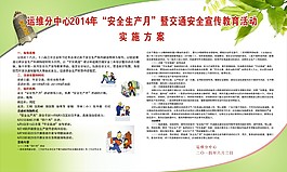 運輸中心安全展板