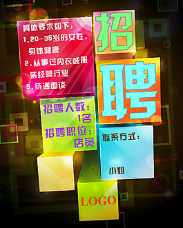 招聘海報(bào)