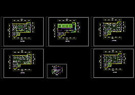 某辦公樓平面布置cad圖紙