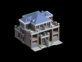 別墅建筑模型