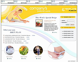 健身網(wǎng)站模板