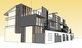 新中式住宅3D模型