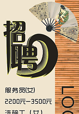 招聘展架