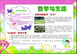 漂亮的數(shù)學(xué)小報(bào)圖片