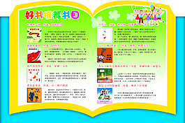 幼兒園讀書展板