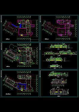 會(huì)所建筑施工圖