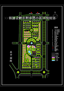 小区总平面图