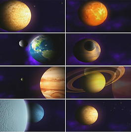 宇宙及其生命起源視頻素材1080P模板