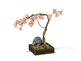 室內(nèi)植物3d模型盆景