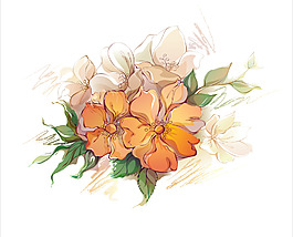 手繪花朵
