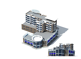 公建设计3D模型素材