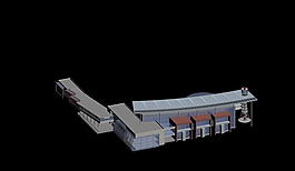 精品創(chuàng)意建筑3D模型