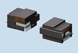 現(xiàn)代新型創(chuàng)意建筑3D模型