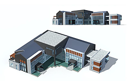 商業辦公樓建筑樓3D模型