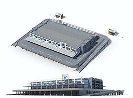 客运站大楼3D模型