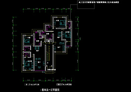 二室二廳建筑圖紙