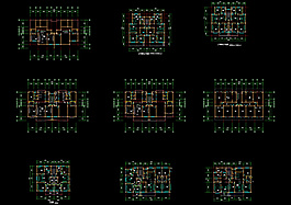 住宅户型集锦cad图纸