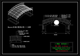 木橋結(jié)構(gòu)圖