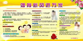 婚育新风进万家宣传栏
