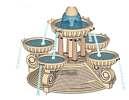 經典歐式水景