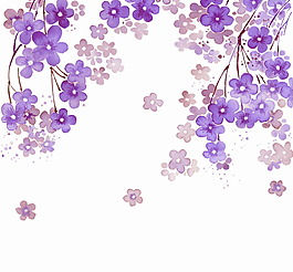 紫色唯美花