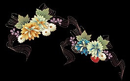 花紋花朵背景