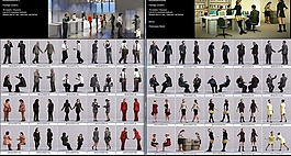 40對人物不同姿態3D模型