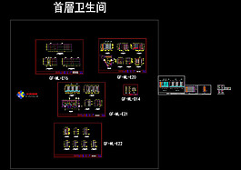 一層立面cad圖紙