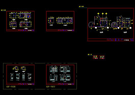 六层竣工cad图纸