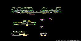 擋土景墻CAD施工詳圖