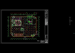 商務中心平面cad建筑詳圖
