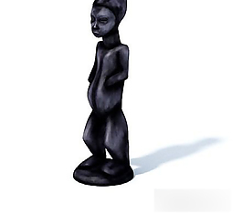 3D人物工藝品模型