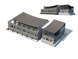 创意多层建筑
