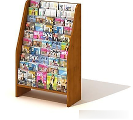 商場書籍展示柜3D模型