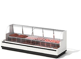 商場肉食類展示柜3D模型